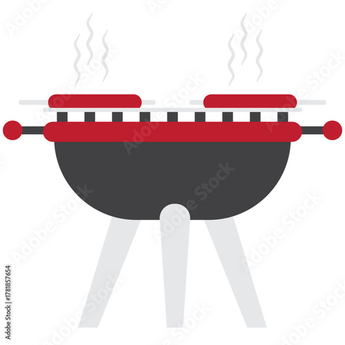 BBQ Party Illustration