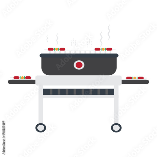 BBQ Party Illustration