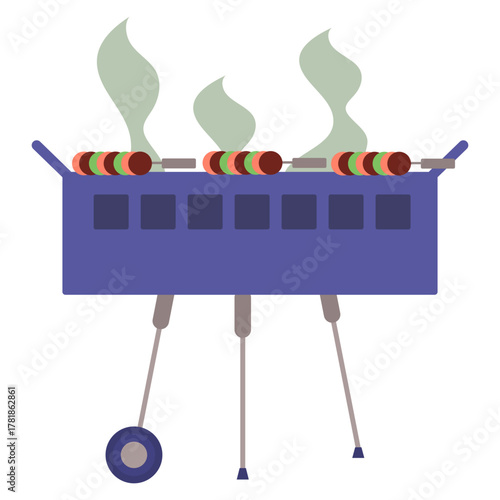 BBQ Party Illustration
