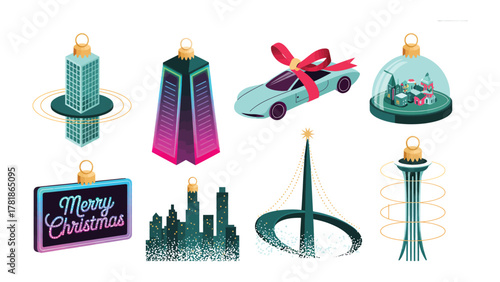 Festive ornaments: A delightful collection of holiday ornaments, each a unique embodiment of seasonal joy and cheerful. Capture the essence of this special season