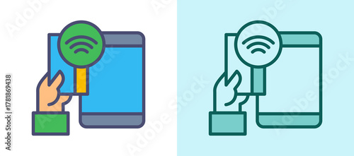 Nfc Payment whitegreen icon