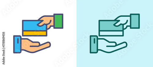 Payment Token whitegreen icon