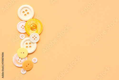 Different buttons on orange...