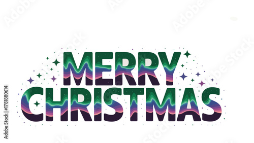Merry Christmas Festive Greeting: A beautifully designed greeting expresses the spirit of Christmas, perfect for spreading holiday cheer and goodwill.