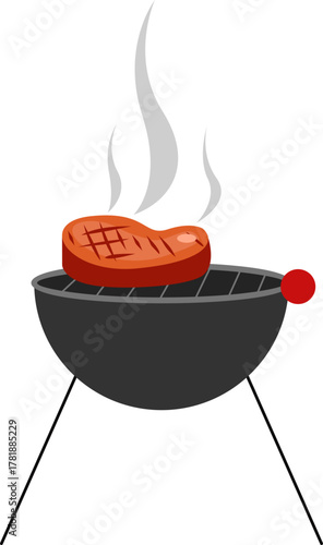 BBQ Party Illustration