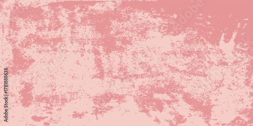 Distressed pink surface with vintage grunge effect, faded rough texture ideal for retro wall design, wallpaper, or decorative artwork.Eps10