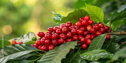 Vibrant Red Coffee Cherries...
