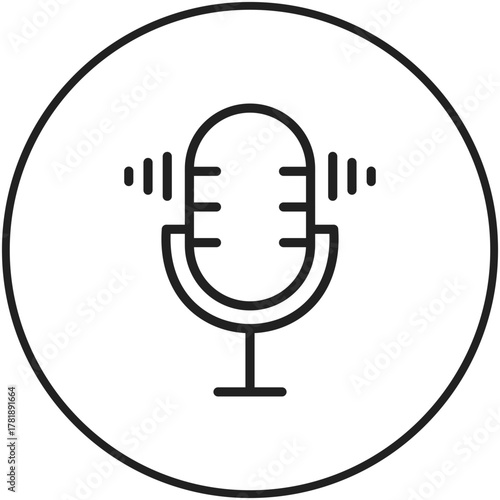Voice assistant icon icon
