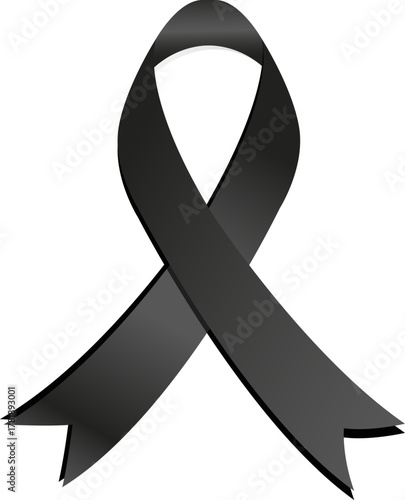 Black bow for sorrow