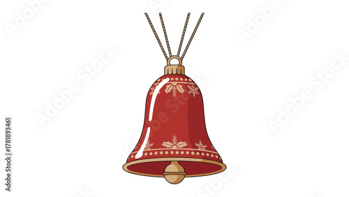 Holiday Bell Decoration: A beautifully crafted holiday bell decoration, ready to bring joy to holiday spirit and festive events. 