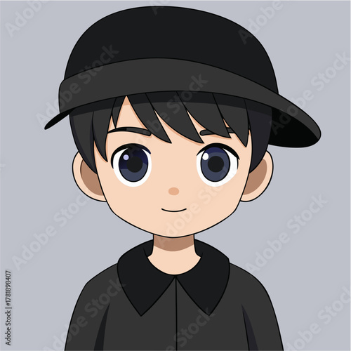 boy with hat