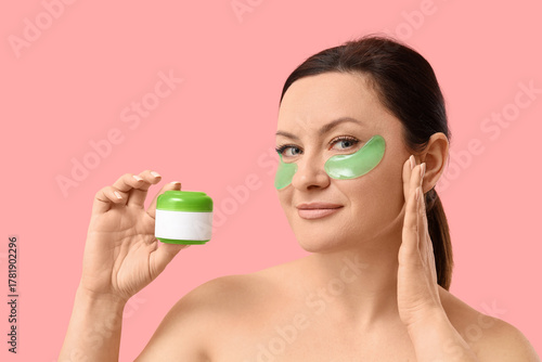 Beautiful adult woman with ...