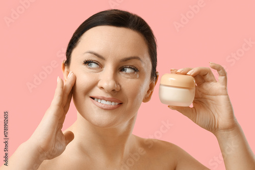 Beautiful adult woman with ...