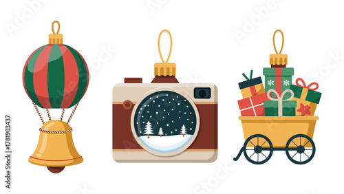 Christmas Ornament Collection: Capture the enchantment of the festive season with a whimsical collection of Christmas ornaments, each a unique expression of holiday cheer and imagination.