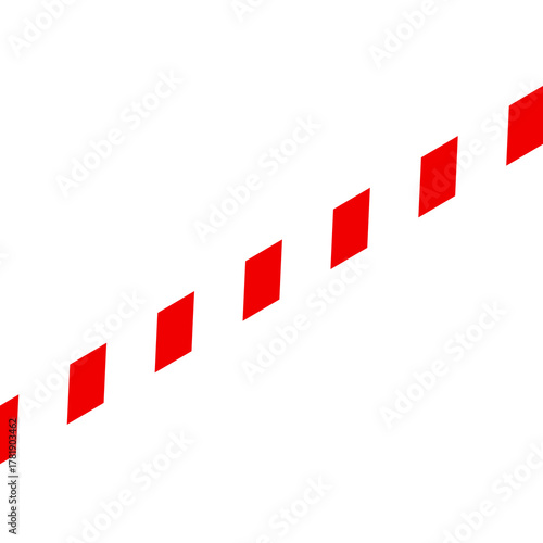 Diagonales Absperrband als Banner oder Hintergrund