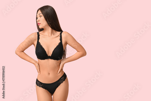 Pretty young woman in sexy ...