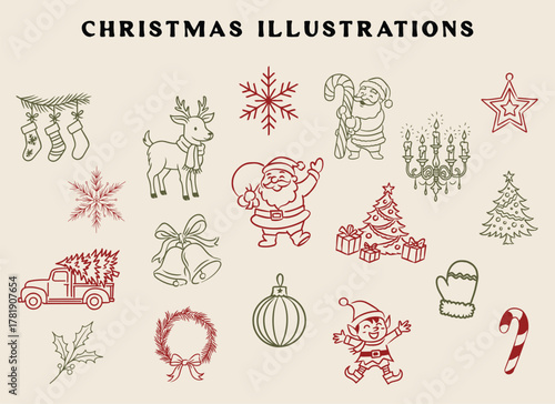 ChatGPT said:

Christmas Illustration Clipart, Santa Claus Doodles, Snowman Drawing Set, Holiday Art Bundle, Winter Festive Graphics, Xmas Character Design, Merry Season Elements, Cute Holiday Sticker