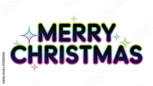 Merry Christmas message with sparkle: Celebrate the season's joy with this vibrant Merry Christmas message. Sparkles add a touch of magic, perfect for spreading holiday cheer.