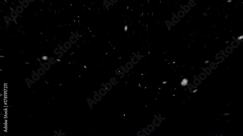 4k particles snow footage
