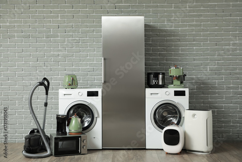 Different modern household ...