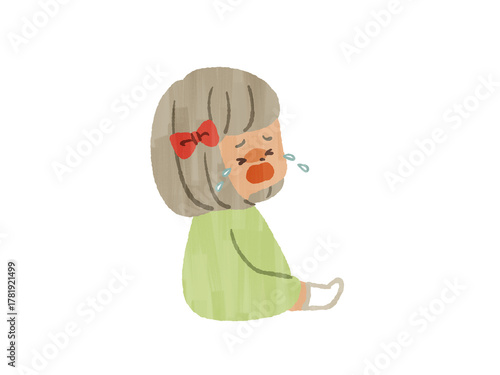 泣いている女の子-ガッシュ