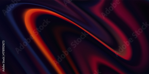 Fototapeta Naklejka Na Ścianę i Meble -  Colorful fluid 3D shapes. Abstract liquid gradient elements on dark background. abstract colorfull background.