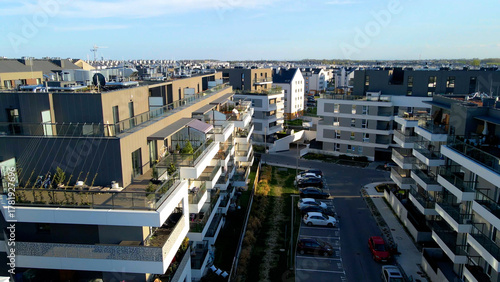 Modern residential complex mortgage new infrastructure