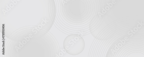 Abstract geometric background with soft white and gray gradient for high tech graphic business background. Template illustration design, web background, wallpaper, desktop, bubbles.