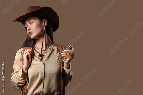 Beautiful young Asian woman...