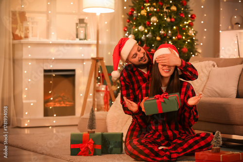 Beautiful young couple in S...