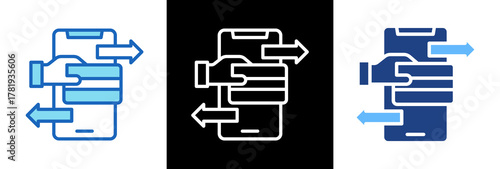 E-Transfer triplestyle icon