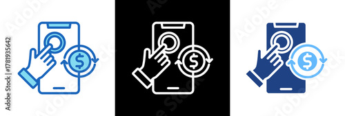 Auto Pay triplestyle icon