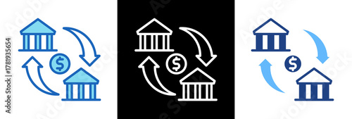 Bank Transfer triplestyle icon