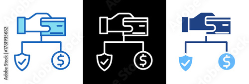 Secure Transaction triplestyle icon