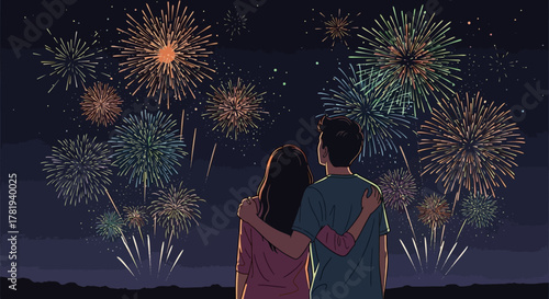 Cartoon woman in warrior pose on yoga mat in bright room.