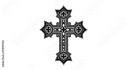 Ornate gothic cross
