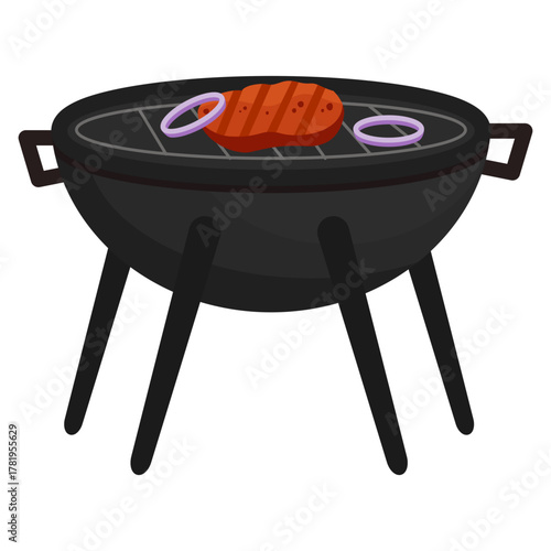 BBQ Party Illustration
