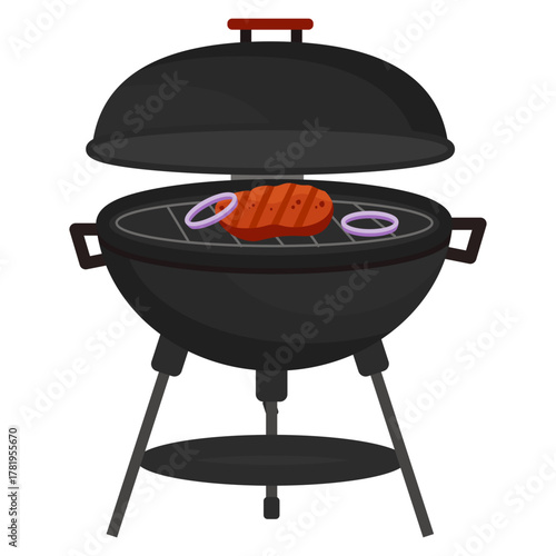 BBQ Party Illustration