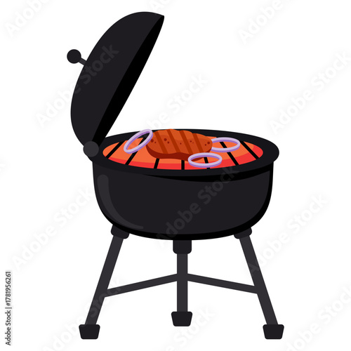 BBQ Party Illustration