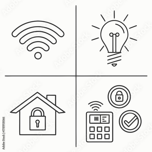 Smart home automation set