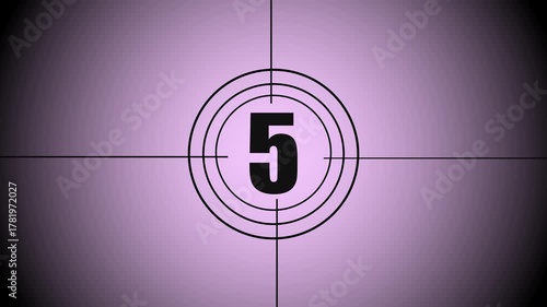 start intro background from 10 9 8 7 6 5 4 3 2 1 0 film countdown