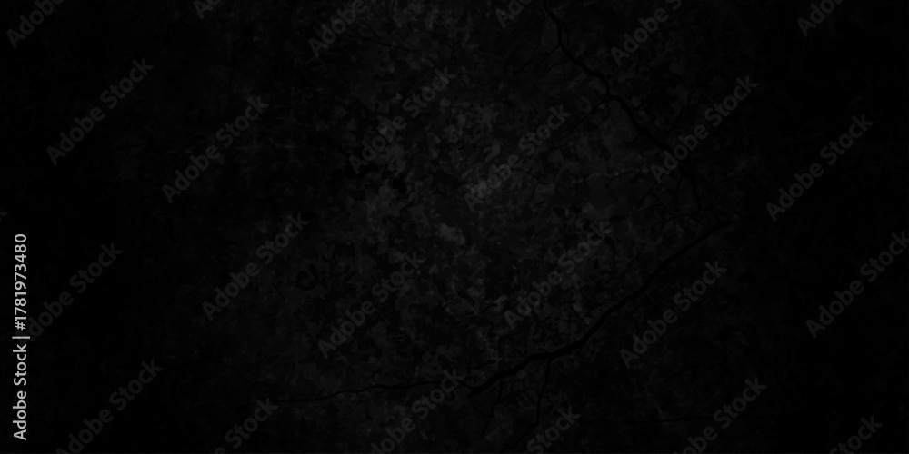 Fototapeta premium Dark gray black slate stone wall background in natural pattern for decorative texture. grunge background dark black chalk board and black board texture. cement floor and lines paint black background. 