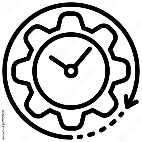 Consistency Mini Illustration Icon. Use For Modern Concept, Print, Ui, Ux Kit, Web And App Development. Vector Related To Business Finance, Management And More