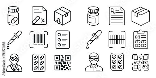 Telemedicine Icon Set