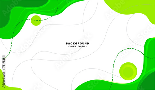 Abstract green background with curved shapes suitable for digital designs, presentations, websites, or backgrounds needing a modern touch. Brighten up your projects with this unique graphic.