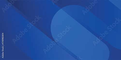 Modern abstract blue background with glowing geometric lines. Blue gradient circle shape design. Futuristic technology concept eps10