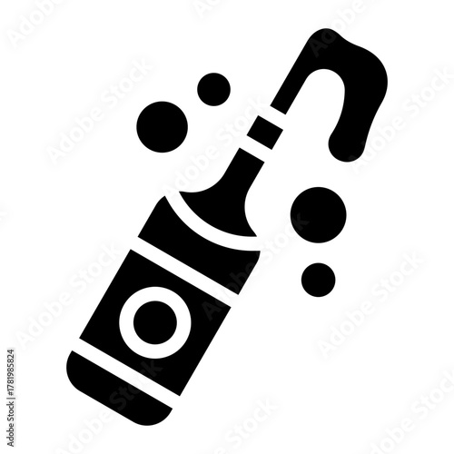 champagne icon vector