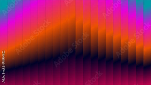 “Futuristic Abstract Digital Wave with Gradient Colors and Geometric Rhythm”
