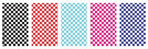 Checkerboard frame background Pixel art rectangle frame block border Black and White chess board pattern vector Design grid square texture. Set abstract checkered background in retro vintage style. 