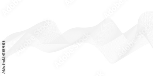 Abstract blend wave lines and technology background. Background lines wave abstract stripe design. White background, mesh abstract, vector gradient line soft blend.	